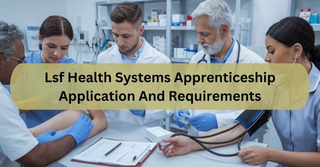 Lsf Health Systems Apprenticeship Application And Requirements