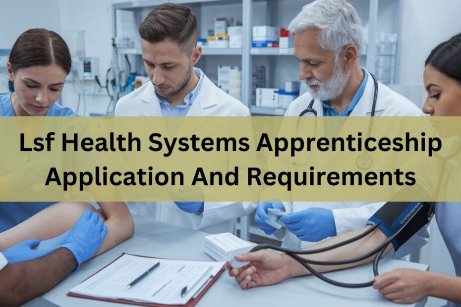 Lsf Health Systems Apprenticeship Application And Requirements