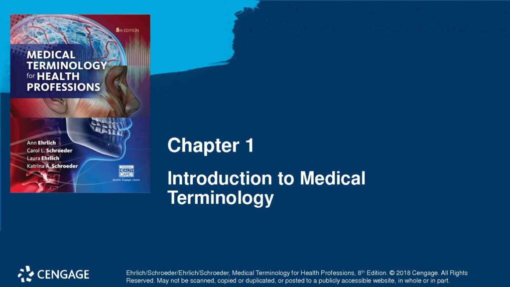 Overview of Medical Terminology for Health Professions, 8th Edition