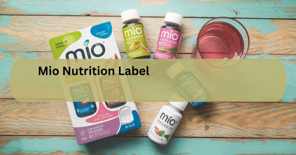 Mio Nutrition Label