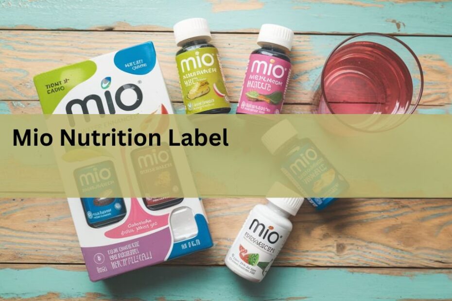 Mio Nutrition Label