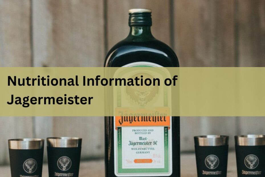 Nutritional Information of Jagermeister